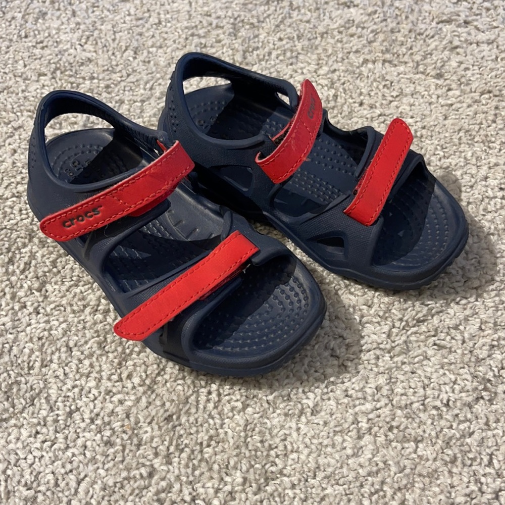 Excellent condition croc sandals